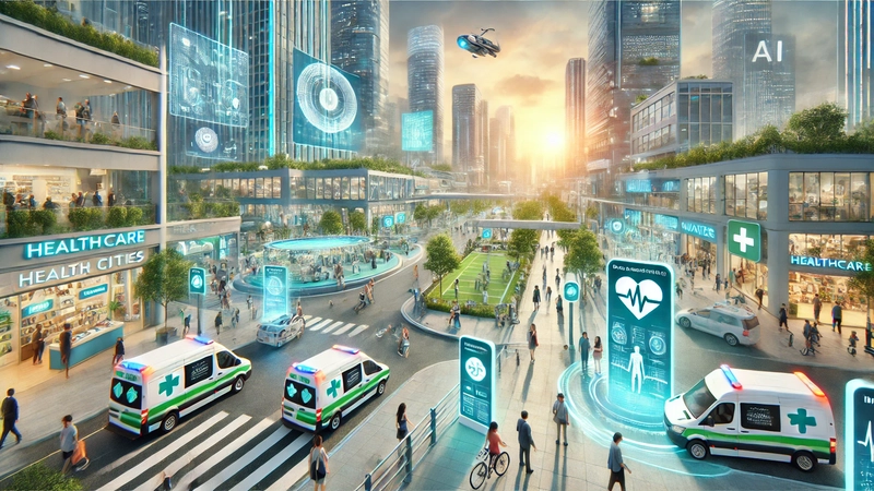 Cidades Inteligentes, o papel da IA nessas construções 1 MundoAitec DALL·E-2025-03-13-18 DALL·E-2025-03-13-18 Saúde e Bem-Estar nas Cidades Inteligentes Cidades Inteligentes, o papel da IA nessas construções DALL E 2025 03 13 18
